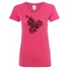Women’s Glitter V-Neck T-Shirt Thumbnail