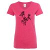 Women’s Glitter V-Neck T-Shirt Thumbnail