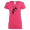 Women’s Glitter V-Neck T-Shirt Thumbnail