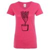 Women’s Glitter V-Neck T-Shirt Thumbnail