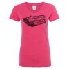 Women’s Glitter V-Neck T-Shirt Thumbnail
