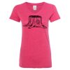 Women’s Glitter V-Neck T-Shirt Thumbnail