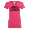 Women’s Glitter V-Neck T-Shirt Thumbnail