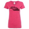 Women’s Glitter V-Neck T-Shirt Thumbnail
