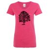 Women’s Glitter V-Neck T-Shirt Thumbnail