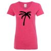 Women’s Glitter V-Neck T-Shirt Thumbnail