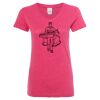 Women’s Glitter V-Neck T-Shirt Thumbnail
