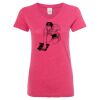 Women’s Glitter V-Neck T-Shirt Thumbnail