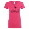Women’s Glitter V-Neck T-Shirt Thumbnail