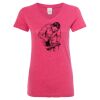 Women’s Glitter V-Neck T-Shirt Thumbnail
