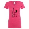 Women’s Glitter V-Neck T-Shirt Thumbnail