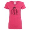 Women’s Glitter V-Neck T-Shirt Thumbnail