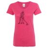 Women’s Glitter V-Neck T-Shirt Thumbnail