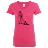 Women’s Glitter V-Neck T-Shirt Thumbnail