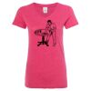 Women’s Glitter V-Neck T-Shirt Thumbnail