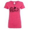 Women’s Glitter V-Neck T-Shirt Thumbnail