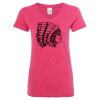 Women’s Glitter V-Neck T-Shirt Thumbnail