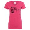 Women’s Glitter V-Neck T-Shirt Thumbnail