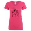 Women’s Glitter V-Neck T-Shirt Thumbnail