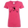 Women’s Glitter V-Neck T-Shirt Thumbnail