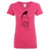 Women’s Glitter V-Neck T-Shirt Thumbnail
