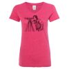Women’s Glitter V-Neck T-Shirt Thumbnail