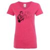 Women’s Glitter V-Neck T-Shirt Thumbnail