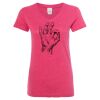 Women’s Glitter V-Neck T-Shirt Thumbnail