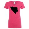 Women’s Glitter V-Neck T-Shirt Thumbnail