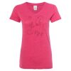 Women’s Glitter V-Neck T-Shirt Thumbnail