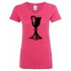 Women’s Glitter V-Neck T-Shirt Thumbnail