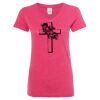 Women’s Glitter V-Neck T-Shirt Thumbnail