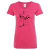 Women’s Glitter V-Neck T-Shirt Thumbnail