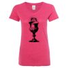 Women’s Glitter V-Neck T-Shirt Thumbnail