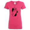 Women’s Glitter V-Neck T-Shirt Thumbnail