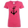Women’s Glitter V-Neck T-Shirt Thumbnail