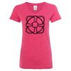 Women’s Glitter V-Neck T-Shirt Thumbnail