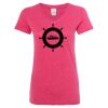 Women’s Glitter V-Neck T-Shirt Thumbnail
