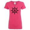 Women’s Glitter V-Neck T-Shirt Thumbnail