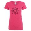 Women’s Glitter V-Neck T-Shirt Thumbnail