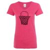 Women’s Glitter V-Neck T-Shirt Thumbnail