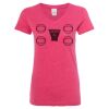 Women’s Glitter V-Neck T-Shirt Thumbnail