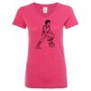 Women’s Glitter V-Neck T-Shirt Thumbnail