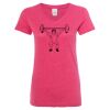 Women’s Glitter V-Neck T-Shirt Thumbnail