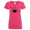 Women’s Glitter V-Neck T-Shirt Thumbnail