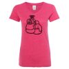 Women’s Glitter V-Neck T-Shirt Thumbnail