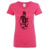 Women’s Glitter V-Neck T-Shirt Thumbnail
