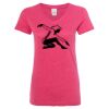 Women’s Glitter V-Neck T-Shirt Thumbnail