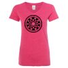 Women’s Glitter V-Neck T-Shirt Thumbnail