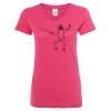 Women’s Glitter V-Neck T-Shirt Thumbnail